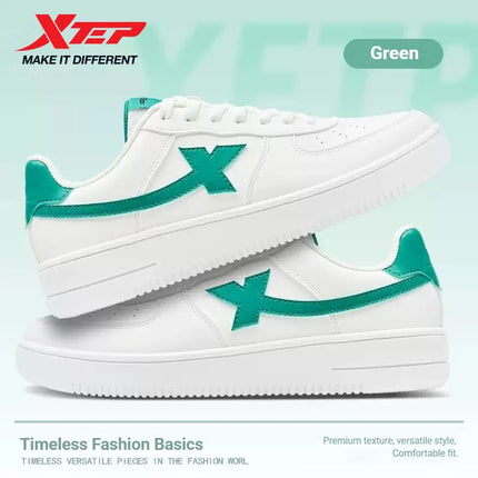 Xtep Skateboarding Shoes For Men Trendy Street Style Fashion Low Top Thick Sole Durability Comfortable Jogging Shoe 874119319851