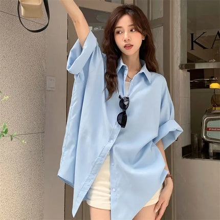 XEJ Elegant and Youthful Women's Blouses Oversize Shirts Women's Summer Clothing Spring 2022 Short-Sleeve Youth Blouses