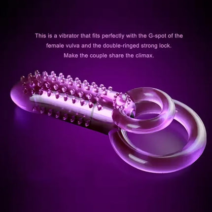 1/10 Frequency Penis Toys Clitoris Vibrators Clitoris Vibrators for Women Double Ring Cock Male Dildo Bullet Massage Vibrator