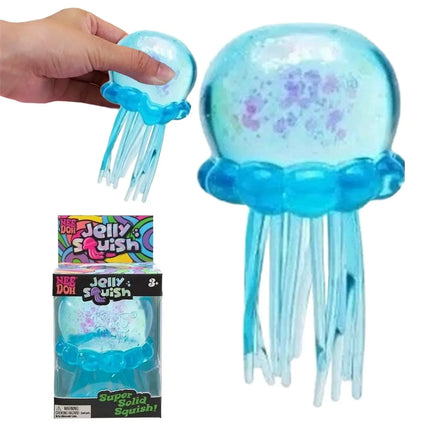 Squishies Nee Doh Medusa, Juguete Sensorial de Agua, Juguete Antiestrés de Gel Suave para Apretar