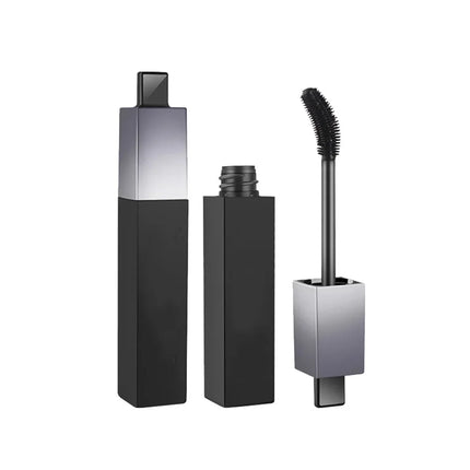 Black Box Square Tube Can Bend Thick Lengthening Waterproof Mascara Private Label Custom Sexy Eye Makeup Bulk