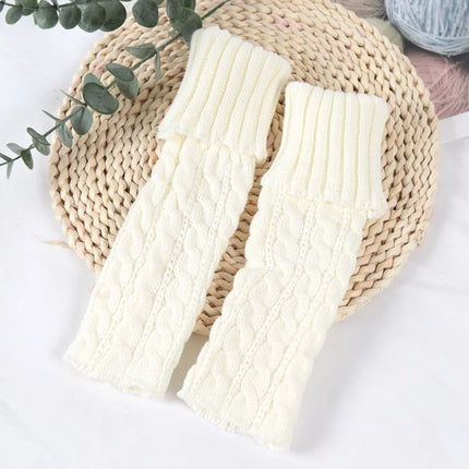 Sweet Children Leg Warmers Lolitas Twist Knitted Socks Korean Baby Girls Warm Foot Cover Guards Elastic Versatile Elephant Socks