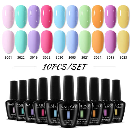 NAILCO 15ml Red Color Series Gel Varnish Coffee Gel Nail Polish Maximalism Reddish Gellak Design Brown Lacquer Nail Art Manicure