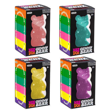 N-Doh Gummy Bear Squishy Toy Soft Stress Relief Sensory Fidget Squeeze Toy for Kids & Adults Non-Toxic Anxiety Relief Desk Toy