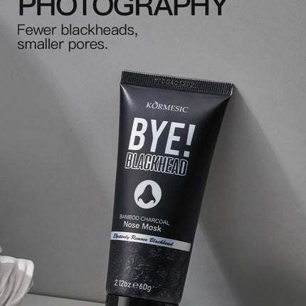 Unisex Blackhead Remove Mask Bamboo Charcoal Shrinking Pore Nose Deep Cleaning Mask Improve Rough Skin Acne Treatment Skin Care