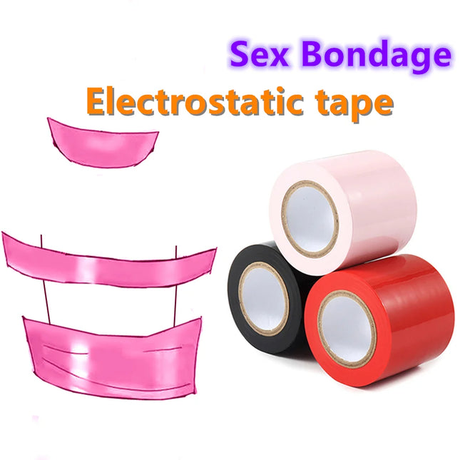 Bdsm Bondage Tape Soft Inviscid Sex Rope Restraints Slave Adult Game SM Toys Chastity Belt Sex Flirting Toy for Couples