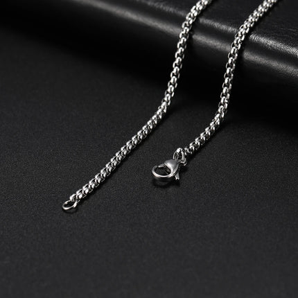 My Shape 3mm-10mm Cuban Chain Stainless Steel Necklaces for Men Male Chains Figaro Box Chain Choker Punk Jewelry 45cm 50cm 60cm