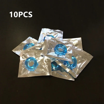10/5Pcs Silicone Durable Penis Ring Adult Men Ejaculation Delay Cock Rubber Rings Penis Enlargement Sex Toys For Male Sex Ring