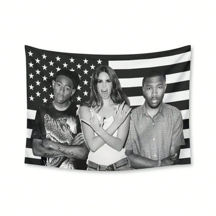 Frank Flag Ocean Outdoor Decors Lana Tapestry Del Rey Funny Flags for Bedrooms Flaga Home Decor Items Decoration Garage Custom