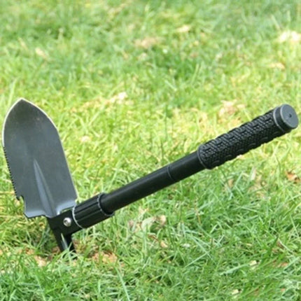 Multi-functional Folding Shovel High Carbon Steel with Storage Bag Truck Mounted Shovel Thickened Camping Shovel Outdoor Field