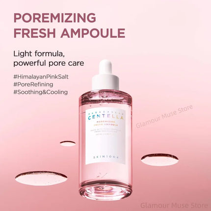 Korean Centella Ampoule Series, Poremizing Fresh, Brightening, Intensive Face Pore Care Soothing Serum Skincare Products 100ml