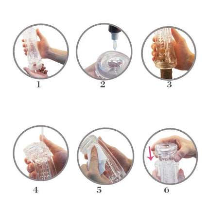 Transparent Vagina Adult Endurance Exercise Adult Supplies Vacuum Pocket Cup Male Masturbator Cup Soft Pussy Sex Toys for Men