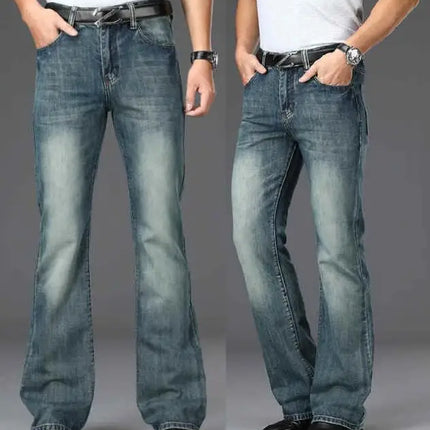 Men's Flared Jeans Loose Men Big-Leg Jeans Men Flared Pants Boot Cut Leg Designer Classic Jeans Multiple Styles Size 28-40
