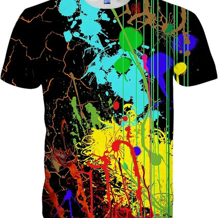 Mens Women Shirts 3D Printed T-Shirt Unisex Casual Short Sleeve Tops Tees for Adult