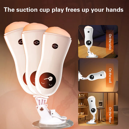 Suction Cup Masturbator For Men Sex Toy Silicone Artificial Vagina Realistic Pussy Pocket Penis Masturbation Cup Adult Games Toy