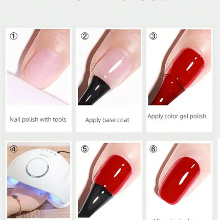 1/5 pink, red, and white series nail polish UV gel nail art DIY nail art charm, suitable for French manicure