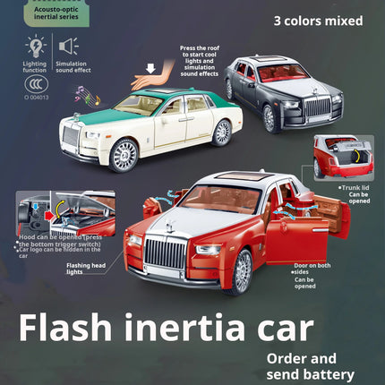 1:32 Simulation Rolls-Royce Phantom Model Car Model Ornaments Luxury Car Sedan Children's Toy Car Boy Collection