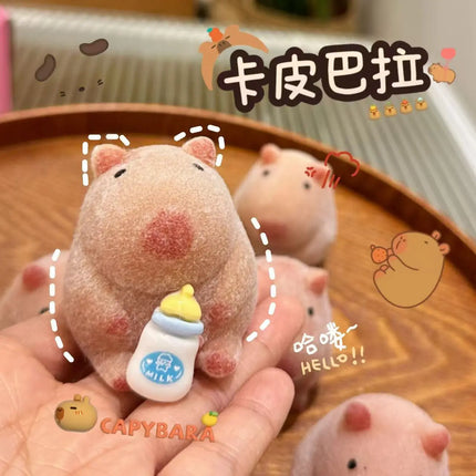 Little Red Book Viral Rilakkuma Bear Head Squishy Stress Relief Toy Food Grade Silicone Slow Rebound Creamy Feel For Kids Adults