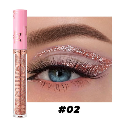 Glitter Liquid Eyeliner Pencil Flash Dazzling Eyeshadow Pearlescent Outline Pen Long Lasting No Smudge Women's Makeup Gifts