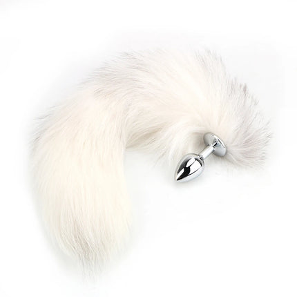 25mm Sexy Fox Tail Hairy Anal Plug For Women Men Butt Dilator Couple Tools Sex Toys Adult Games Erotic Products Bondage Set Shop