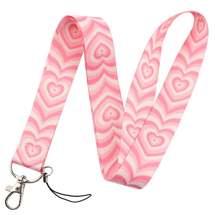 100 Designs Cute Art Lanyard for Keys Chain Badge Holder ID Credit Card Pass Hang Rope Lariat Mobile Phone Charm Accessories