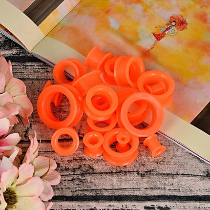 1Pair 3-48mm Silicone Ear Plugs and Tunnels Piercing Expander Piercing Tunnel Ear Tunnels Stretchers Ear Plug Ear Gauges