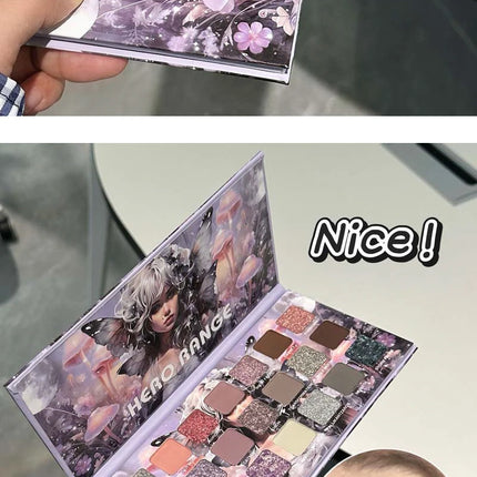 21-Color Chameleon Flashing Eyeshadow Palette Cold Moon Multi-functional Matte Shimmer Glitter Pigments Long-lasting Makeup