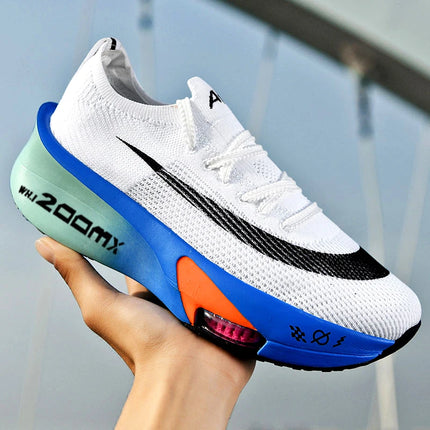 Men Running Shoes Anti Rollover Support Durable Sports Shoes Lightweight Anti Slip Women Professional Racing Running Shoes