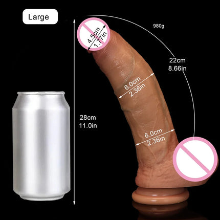 Thick Dildos Realistic Liquid Silicone Huge Penis Women Sex Toys G-spot Masturbation Big Dick Strap on Anal Dildo Lesbian 18+