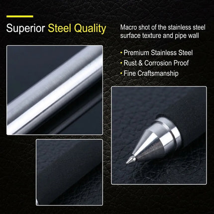 50cm Stainless Steel Baseball Bat Multifunctional Emergency Stick for Car Anti-Slip Comfortable Grip Baseball Bat Self-Defense