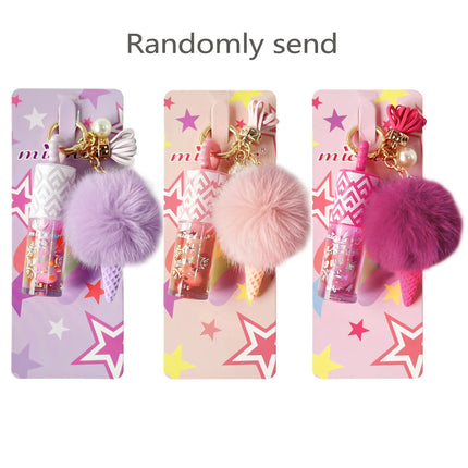Three Colors Randomly Issued Color Lip Gloss Lip Oil: Moisturizing, Locks Moisture, Nourishing, Light and Comfortable