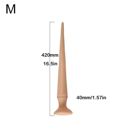 Long Anal Plug Dildo Super Soft Flexible Butt Plug Prostate Massage Anal Dilator Long Ass Sex Toys For Men Women Couples Dick