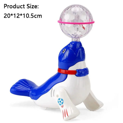 With Ball Spinning Dalmatian Toys Smart Walking Electronic Stunt Bump Go Dancing Dog Dancing Function