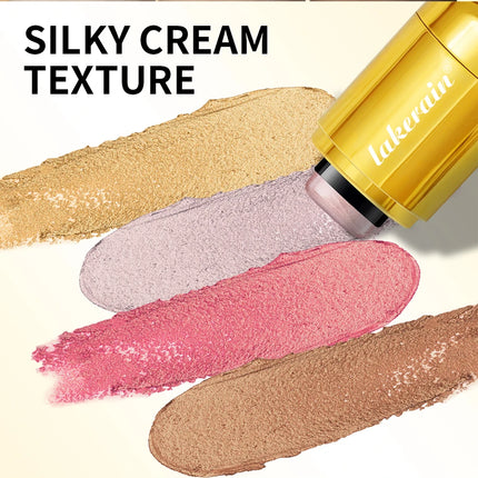 4Colors Highlighter Stick Brightening Skin Tone Contouring Natural Stereo Concealer Blush Multi-Purpose Stick