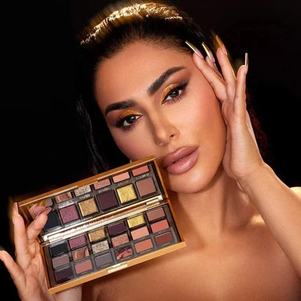Hudabeauty 18 Colors Empowered Eyeshadow Palette High Pigmentation Eye Makeup New Nude PALETTE Matte Charming Glitter Shadow