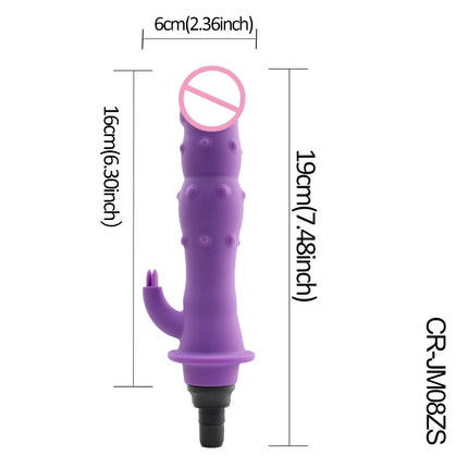 Female Masturbator Fascia Gun Adapter Attachements  Massage Head to silicone Dildo Sex Toys for Women Vibrators Penis Masturbati