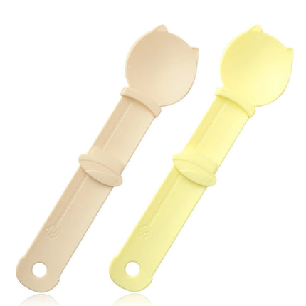 2PCS Cat Strip Feeder Spoon Easy Squeeze Cat Treat Holder for Wet Food Snacks Reusable Pet Supplies Feeding Tool Cats Kittens