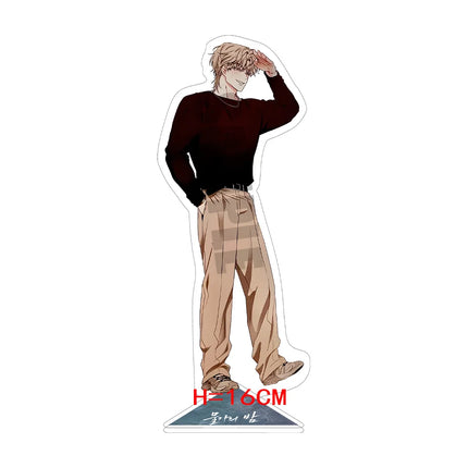 Anime Korean Comic Cartoon Low Tide in Twilight Acrylic Stand Yeo TaeJu Kim EuiHyun Figures Model Plate Holder Seaside Night