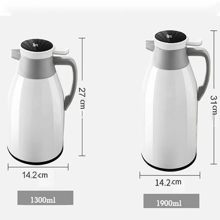 Large Capacity Thermos Kettle Thermal coffee Kettle Hot Water Bottle Coffee Thermal Bottle Large Capacity Glass Liner