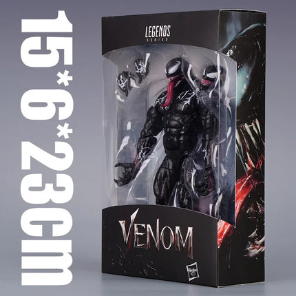 20cm Venom Spider Man Legends Action Figures Removable Joint Model Figurine Desktop Ornament Collectible Pvc Toys Surprise Gifts