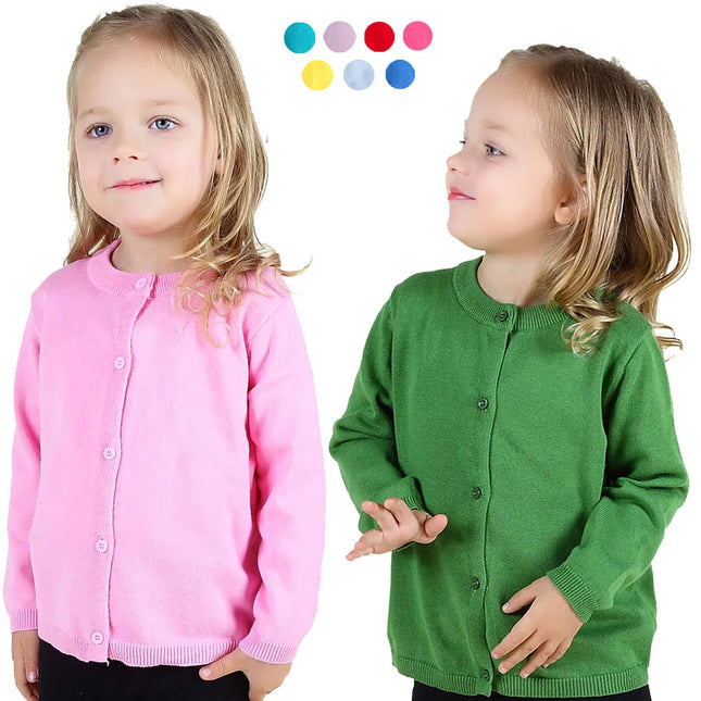 Red Sweater Cardigans for Kids Baby Clothes Toddler Boy Girl School Cardigan Cotton Korean Girls Knitwear Infantil Clothing Bebe