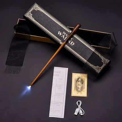 LED Magic Wand 9 Kinds Cosplay Show Plastic Magic Stick Toy Accessories For Kids Children Decoration