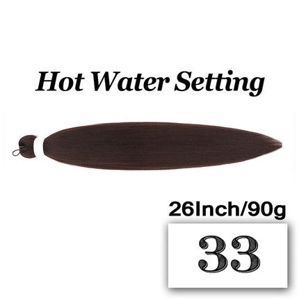 Braiding Hair Pre-stretched 26 Inch Hair Extensions for Afro Crochet Braids Synthetic Hair DIY Purple Pink Peach Red Jumbo Braid
