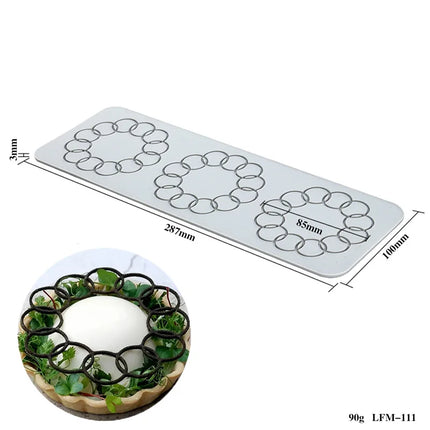 23 styles leaf flower round Designs Silicone Cake Lace Mold Cake Decorating Tool Border Decoration Lace Mold kitchen Baking Tool