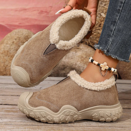 New Winter Women's Warm Casual Shoes, Plush Comfortable Versatile Shoes, the Best Gift for Women, Mom Shoes