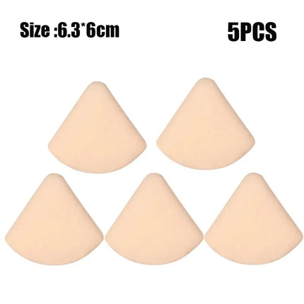 1-10pcs Round Square Triangle Shape Makeup Sponge Puff Dry Wet Dual-use Soft Cotton Candy Air Cushion Foundation Powder Puff