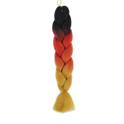 24 Inches DIY Jumbo Braiding Hair Synthetic Hair Extensions Afro Ombre Crochet Braid Hair Wholesale For Women