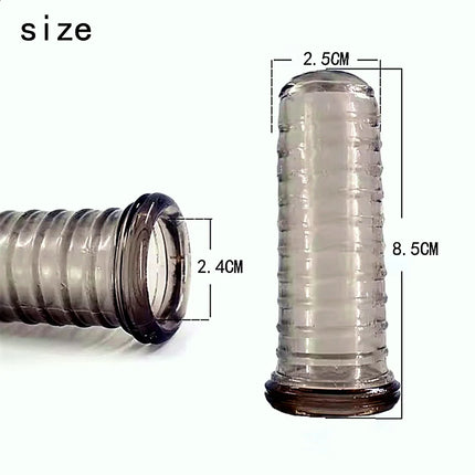 Reusable Condoms Silicone Finger Sleeve Vagina G Spot Clit Stimulate Masturbation Finger Sleeve Orgasm Sex Toys For Women Men