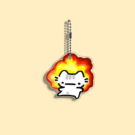 Funny Cat Character Keychain Student Gift Bag Women's Bag Cute Things Gift For Best Friends Wholesale Gifts Kitty