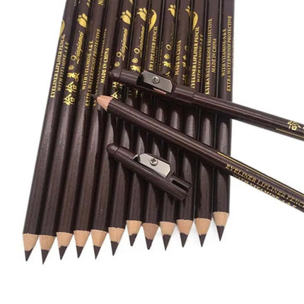3Pcs/set Waterproof Eyebrow Pencil Eye Makeup Brown Black Eyebrow Pen Long Lasting Not Blooming Eyebrow Enhancer Travel
